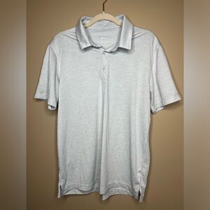 Medium Polo Shortsleeved Shirt by Zella (Light Grey)
